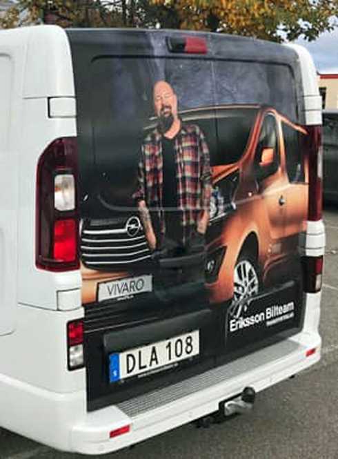 Vit Opel Vivaro stulen i Gävle
